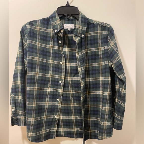Boys Cotton & Co. Plaid Button Down Shirt - Picture 1 of 4